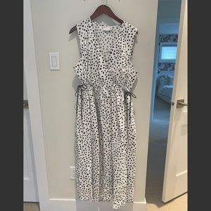 ASOS polka dot midi dress